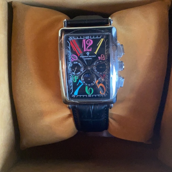 Christian Van Sant Men's Grandeur - Blue : Christian Van Sant Men\u0027s CV2135 Grandeur Analog